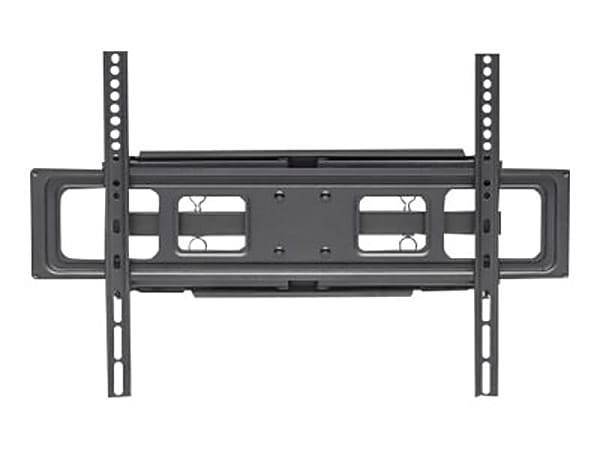 Manhattan TV & Monitor Mount, Wall, Full Motion, 1 screen, Screen Sizes: 37-65", Black, VESA 100x100 to 600x400mm, Max 40kg, LFD, Tilt & Swivel with 3 Pivots, Lifetime Warranty - Bracket - for LCD TV / curved LCD TV - steel - black
