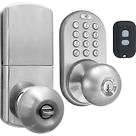 Morning QKK-01SN Keypad Access Door Knob - Key Code - 10 User(s)