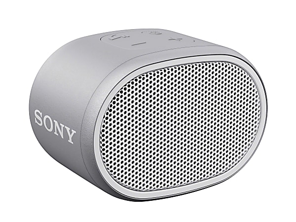 Sony® XB01 Bluetooth® Compact Portable Speaker, Gray, SRSXB01/W