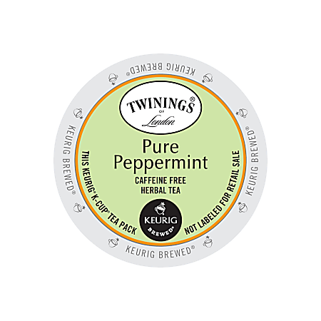 Twinings® Pure Peppermint Tea K-Cups®, 0.4 Oz, Box Of 18