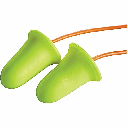 3M, E-A-Rsoft FX Earplugs, Corded, NRR 33