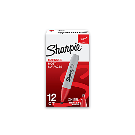 Sharpie Paint Marker Bullet Point Red - Office Depot