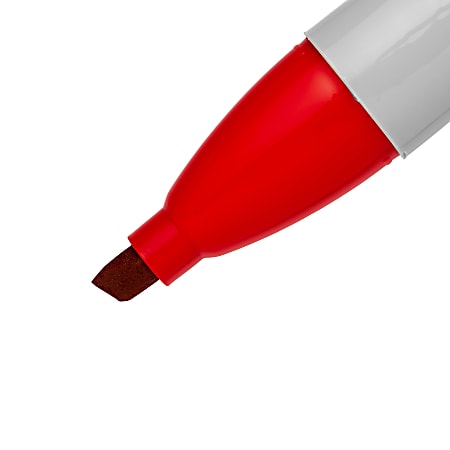 Red permanent marker, RED Sharpie Chisel Tip Marker