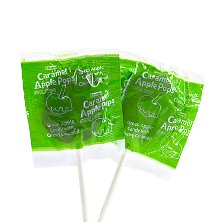 Tootsie Caramel Apple Pops Bag Of 48 Office Depot