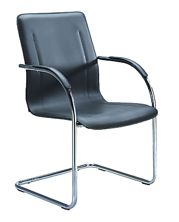 Boss Office Products Side Chairs, Black/Chrome, Set Of