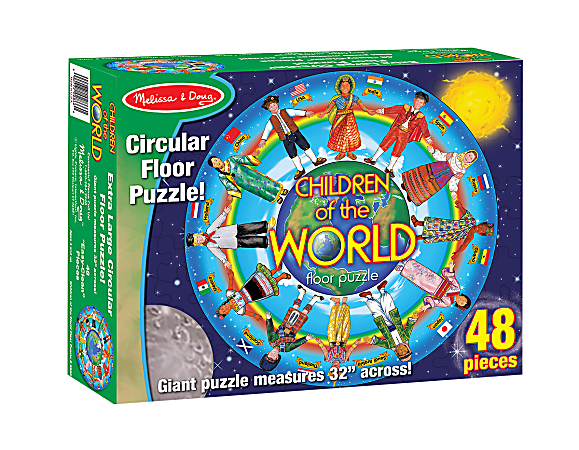 Melissa & Doug 48-Piece Children Around The World Floor Puzzle