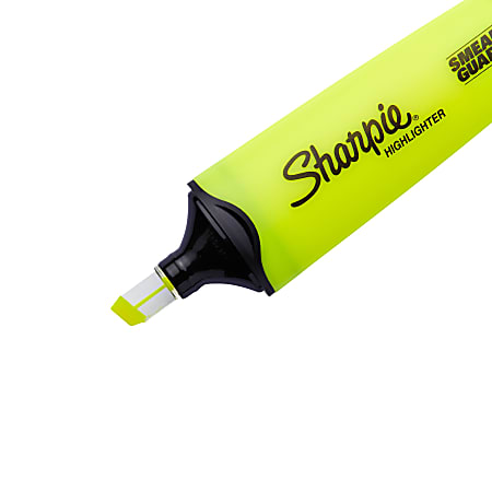 Sharpie Clear View Highlighters Yellow Pack Of 3 - Office Depot