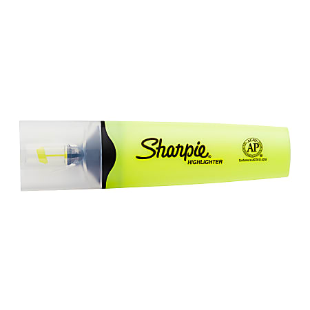 Sharpie Clear View Highlighters Yellow Pack Of 3 - Office Depot