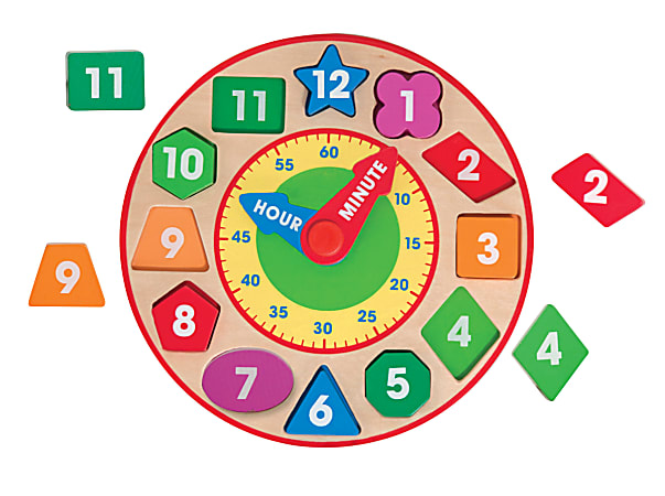 Melissa & Doug Shape Sorting Clock