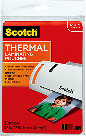Scotch Self Seal Laminating Pouches 8 12 x 11 Clear Pack of 10 Laminating  Sheets - Office Depot
