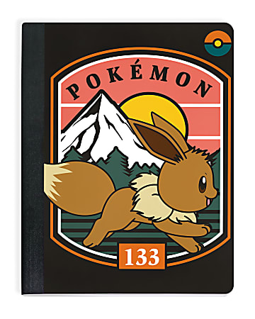 Innovative Designs Licensed Composition Notebook, 7-1/2” x 9-3/4”, Single Subject, Wide Ruled, 100 Sheets, Pokemon