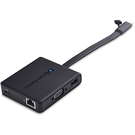 Cable Matters Docking Station - for Notebook/Tablet/Monitor/Projector/Smartphone/Keyboard/Mouse/Flash Drive - USB Type C - 4K, Full HD, QHD, HD - 3840 x 2160, 1920 x 1080, 2560 x 1440, 1280 x 720 - USB Type-C - Network (RJ-45) - HDMI - VGA