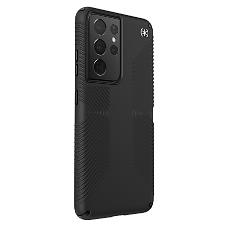 Speck Products Presidio 2 Grip Galaxy S21 Ultra Case, Black