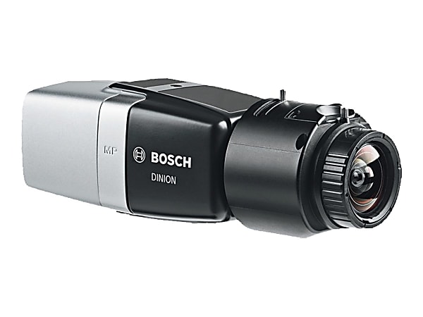 Bosch DINION IP starlight 8000 MP - Network surveillance camera - color (Day&Night) - 6.1 MP - 2992 x 1680 - 1080p - CS-mount - auto iris - vari-focal - audio - composite - LAN 10/100 - MJPEG, H.264 - DC 12 V / PoE