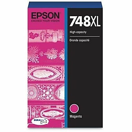 Epson 748 Original High Yield Inkjet Ink Cartridge - Magenta - 1 Pack - 4000 Pages