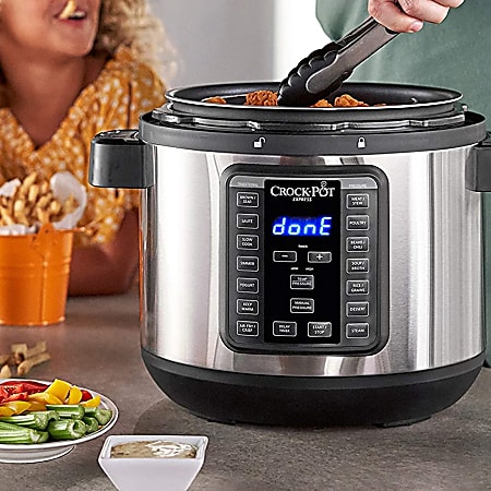 Crock Pot® 8-Quart Black Stainless Programmable Slow Cooker