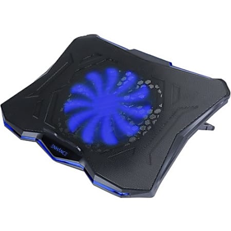 Enhance Cryogen 5 Laptop Cooling Pad (Blue) - Upto 17" Screen Size Notebook Support - 1 Fan(s) - 800 rpm - 471.3 gal/min - Metal Mesh