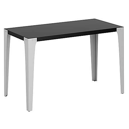 Bush® Farrago Desk, Swept, Black/White