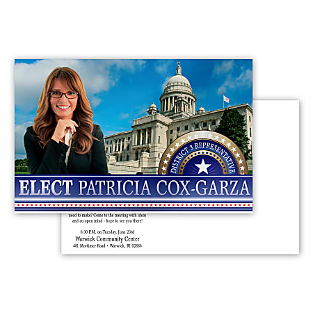 Custom Printed Full-Color 5" x 7" Half Page Size Postcards, Double Sided, Box Of 50