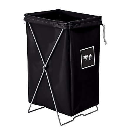 Royal Basket Trucks Hamper, Standard Hamper Kit, 7"L x 15"W x 30"H, Black