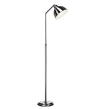 OttLite® Covington LED Floor Lamp, 60"H, Brushed Nickel