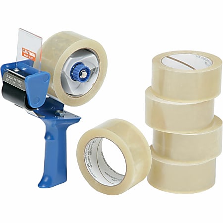 SKILCRAFT® Pistol-Grip Tape Dispenser With Tape (AbilityOne 7510-01-579-6872)