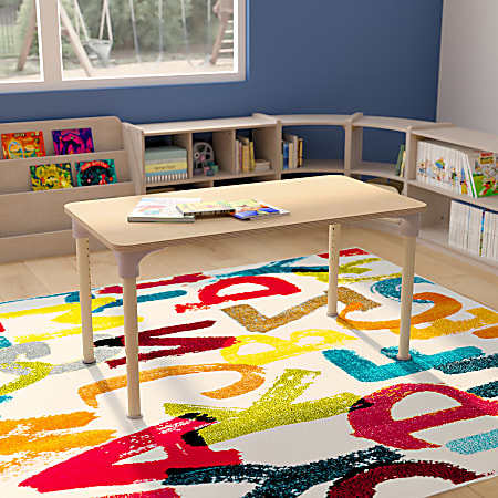 Adjustable height kids table best sale