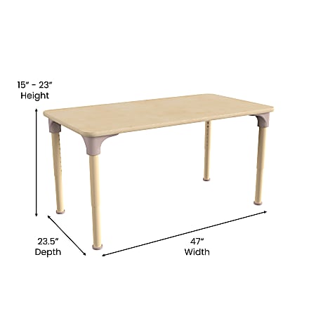 Flash furniture adjustable table 2025