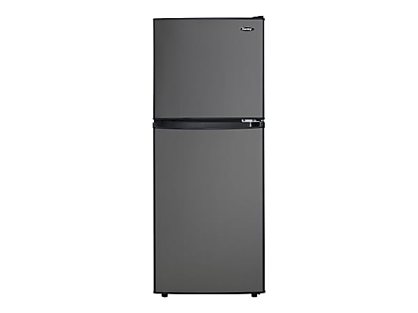 Danby DCR047A1BBSL - Refrigerator/freezer - top-freezer - width: 19 in - depth: 21.1 in - height: 48.1 in - 4.7 cu. ft - black/stainless steel look