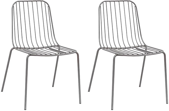 Ace Children's Activity Chairs, Gray, Set Of 2 Chairs