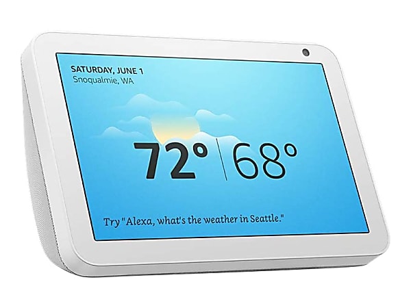 Amazon Echo Show 8 - Smart display - LCD 8" - wireless - Bluetooth, Wi-Fi - App-controlled - 20 Watt - sandstone