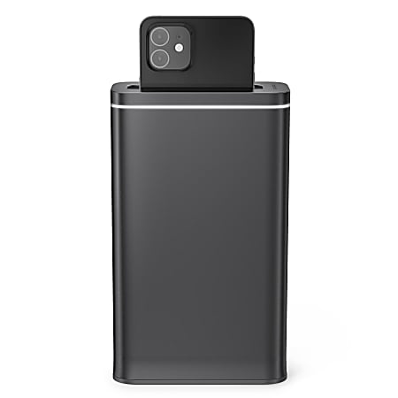 simplehuman Cleanstation Phone Sanitizer With UV-C Light, 7-5/8”H x 4-1/2”W x 2”D, Slate