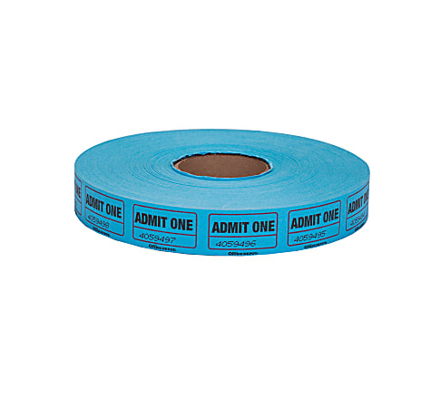Office Depot® Brand Ticket Roll, Single Coupon, Assorted, Roll Of 2,000, No  Color Choice