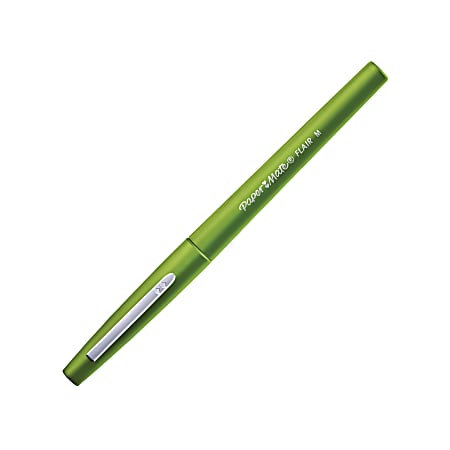 Paper Mate® Flair® Porous-Point Pen, Medium, 1.0 mm, Lime Ink