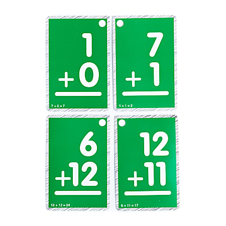 Continuum Games Flash Cards 3 x 4 12 Addition Grade 2 12 Office Depot
