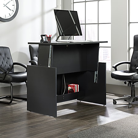 Sauder sit sales stand desk
