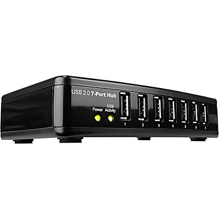 Rosewill RHUB-300 USB 2.0 Hub 7-Port HUB With Power Adapter - USB - External - 7 USB Port(s) - 7 USB 2.0 Port(s)