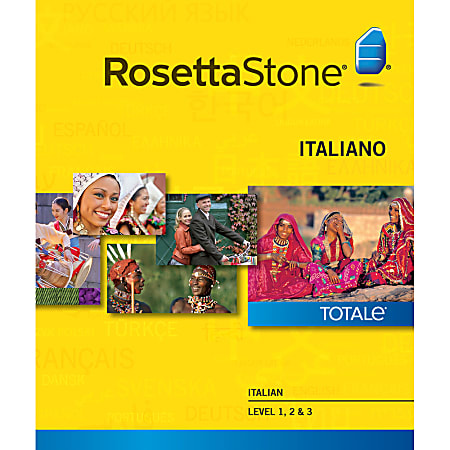 Rosetta Stone Italian Level 1-3 Set (Windows), Download Version