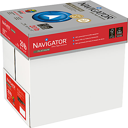 NAVIGATOR Ramette 250 feuilles papier extra Blanc Navigator Colour Document  A4 120G CIE 169