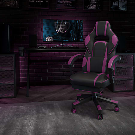 Gamefitz Gaming Chair (Pink & White)