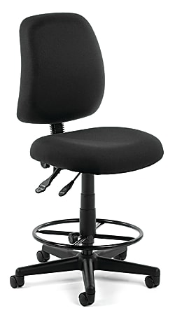 OFM Posture Series Fabric Task Chair With Drafting Kit, Black