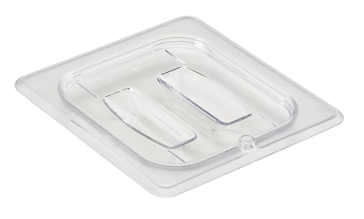 Cambro Camwear 1/6 Food Pan Lids With Handles, Clear, Set Of 6 Lids