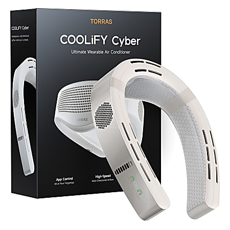 TORRAS COOLIFY Cyber 2025 ホワイト TORRAS COOLiFY Cyber & Neck Cooler & Battery Operated Air