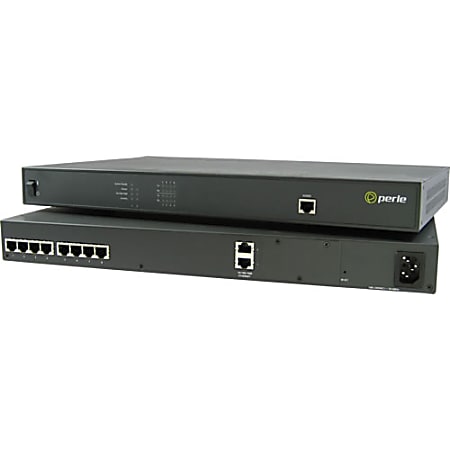 Perle IOLAN SDS8C Secure Terminal Server - Twisted Pair - 2 x Network (RJ-45) - 10/100/1000Base-T - Gigabit Ethernet - Management Port