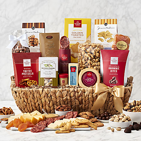 Candy & Popcorn Gift Box with Snacks | Signature Sweets & Snacks Gift Box | Hickory Farms