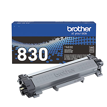 Brother® TN830 Black Toner Cartridge