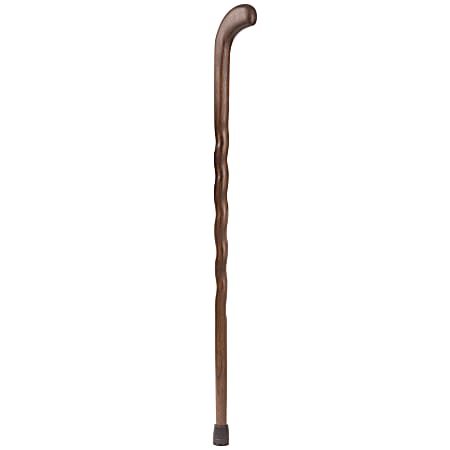 Brazos Walking Sticks™ Twisted Pistol-Grip Walnut Walking Cane, 40", Natural
