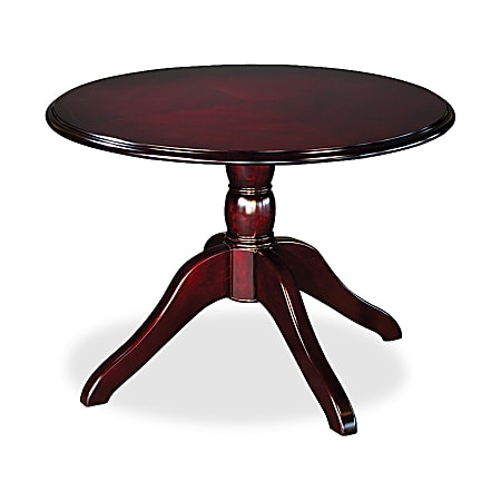 Tiffany® Toscana Veneer Round Table, 29 1/2"H x 42"D, Mahogany