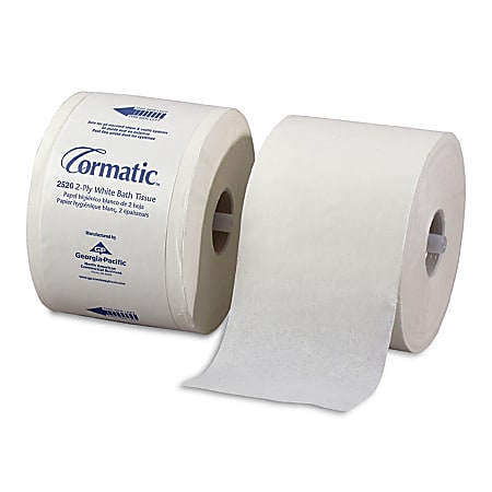 Georgia-Pacific 2-Ply Embossed Bathroom Tissue, 1000 Sheets Per Roll, Carton Of 36 Rolls