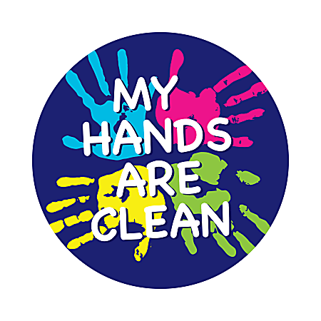Taylor Healthy Hygiene Stickers For Kids, 2", Pack Of 250 Stickers